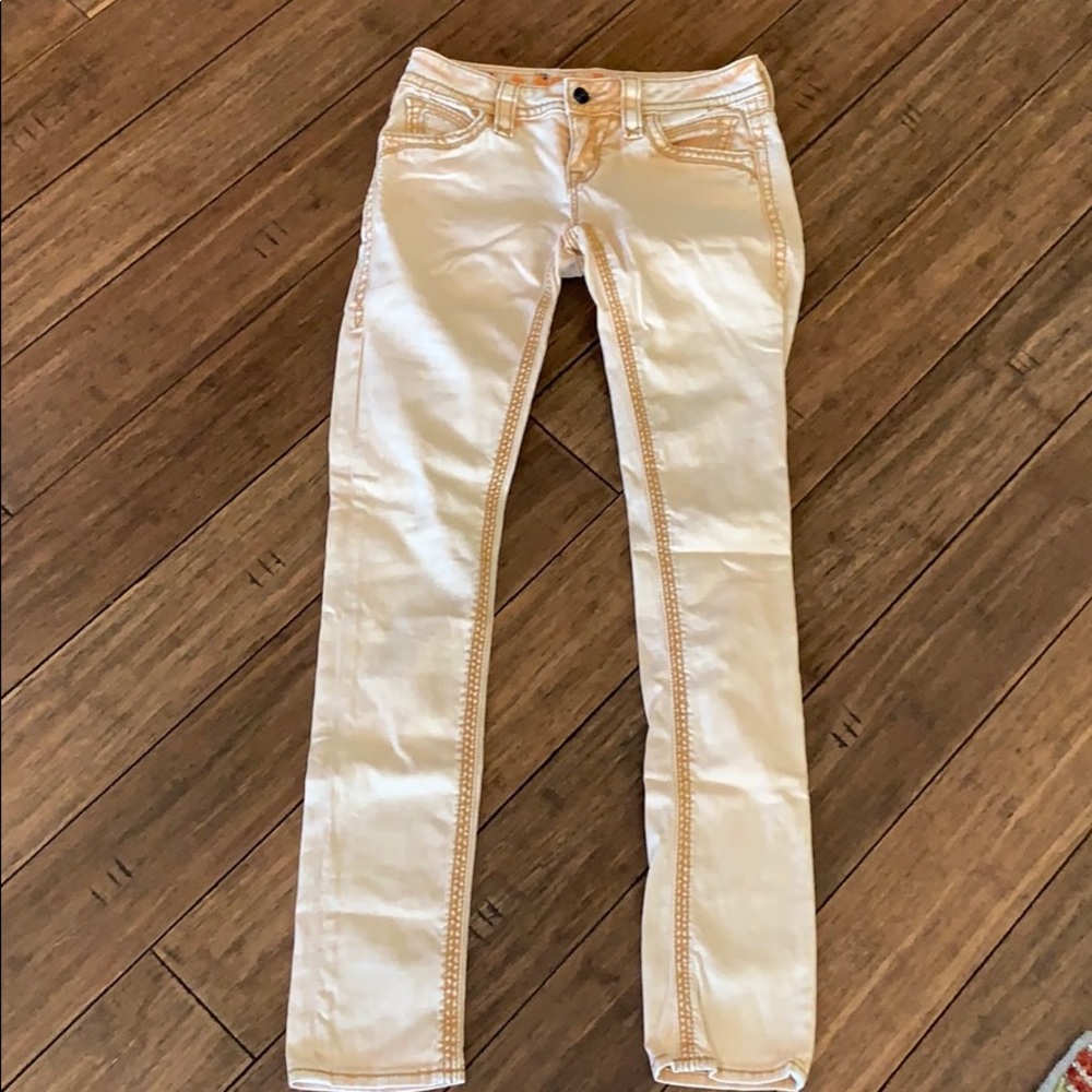 Rock revival colored denim
